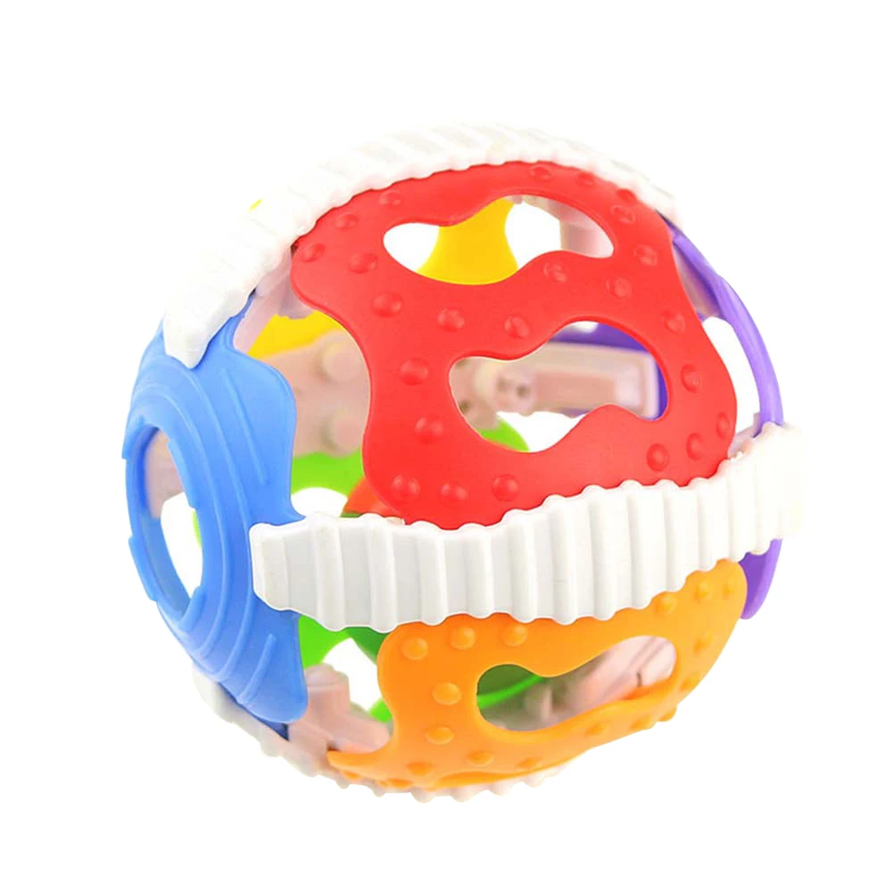 

Baby Rattle Ball Soft Educational Developmental Hand Rattles Fitness Grasping Ball Rattle Toy Activity Ball for Baby Toddlers