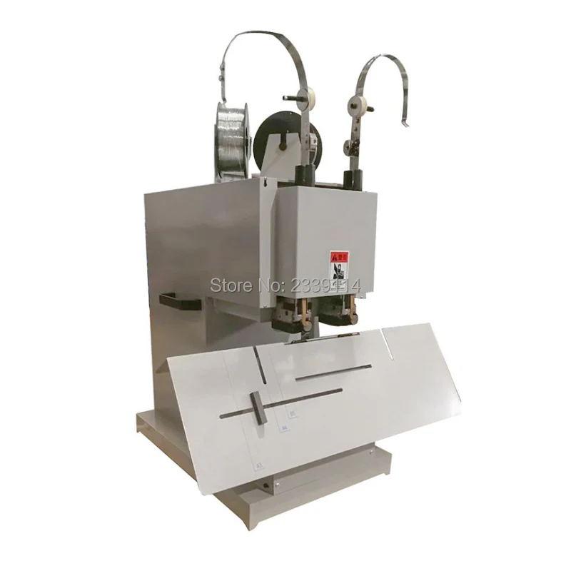 

Single head Electric Flat stapler iron Wire binding machine high speed folding machine saddle stitching Paper Book staper