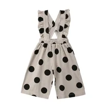 Милый комбинезон, комбинезоны, одежда в полоску для маленьких мальчиков и девочек, одежда высокого качества, комбинезон в горошек, штаны с оборками