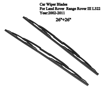 

1 pair 26"+26" Car Front Windshield Wiper Blades For Land Rover Range Rover III L322 2002-2011