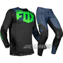 Naughty Fox MX 360 Pro Circuit Jersey брюки для мотокросса Dirt bike внедорожный комплект передач гоночный Джерси+ брюки