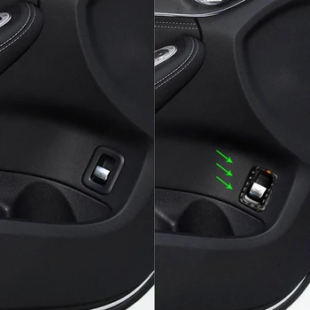 

Car Carbon Fiber Rear Trunk Switch Button Frame Cover Decorative Trim For Mercedes Benz C Class W205 C180 C200 C300 GLC260