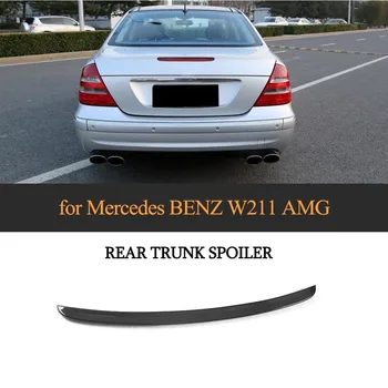 

For Mercedes W211 Carbon Fiber Rear Wing Spoiler Trunk Boot Lip Spoiler for Benz E class 2003 - 2009 E320