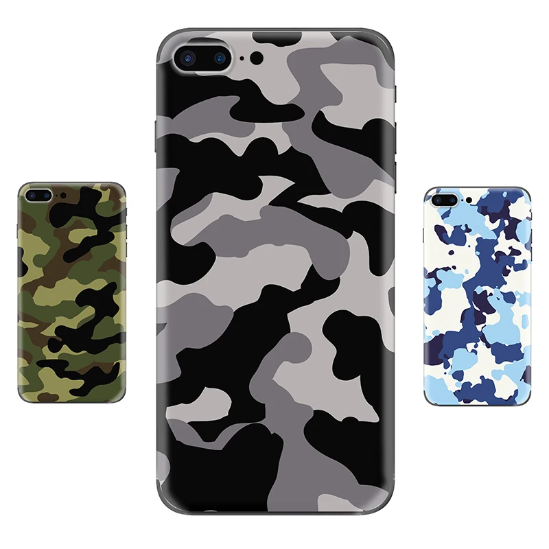 الهاتف المحمول ملصقات ل iphone 7 زائد الخلفي فيلم واقية غطاء ملصقات ل iphone X الهاتف اللون الخلفي فيلم المقرب التمويه