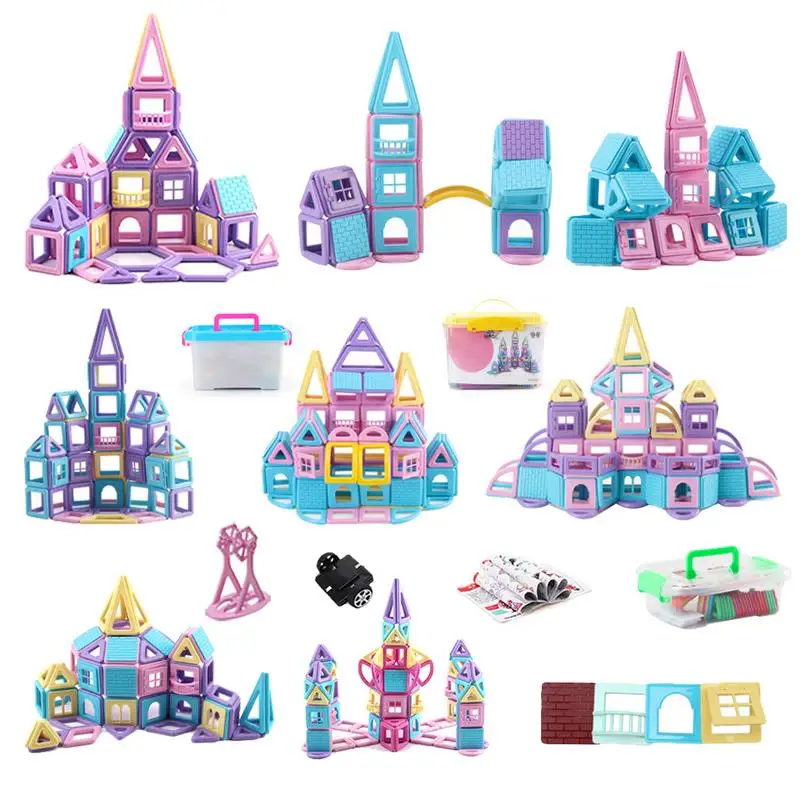 

Children Creative Magnetic Piece Building Blocks Toy Set Changeable Pulling Magnetic Piece Children's Educational Toys