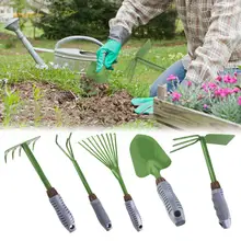 Набор инструментов для садоводства из пяти предметов, лопата для ухода за цветами, набор инструментов для садоводства, ручные инструменты для садоводства
