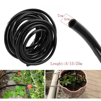 

5m-50m Watering Hose 4/7mm Garden Drip Pipe PVC Hose Irrigation Sprinkler Pipe Garden Hose Greenhouse Irrigating System