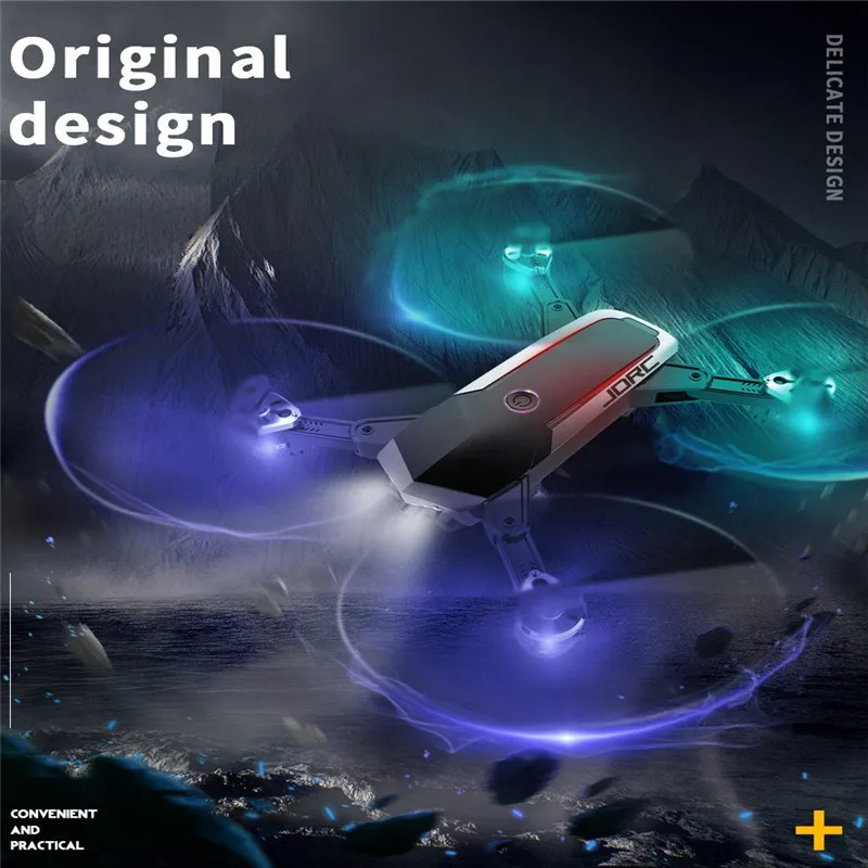 Квадрокоптер JDRC складной с камерой HD 5 МП 1080P Wi Fi FPV 18 минут полета RTF JD20S