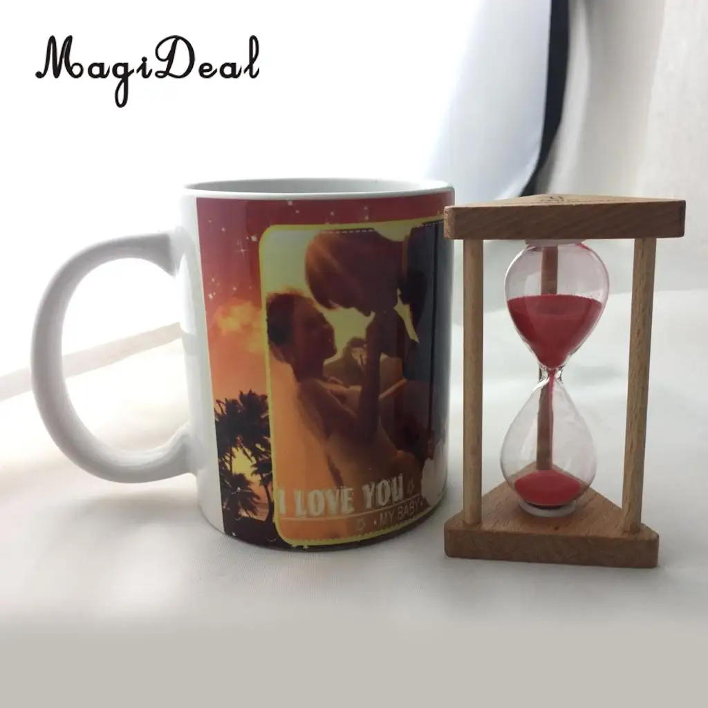 MagiDeal 1/3/5/10 минут 30/90 секунд песочные часы таймер кухонные рождественский подарок