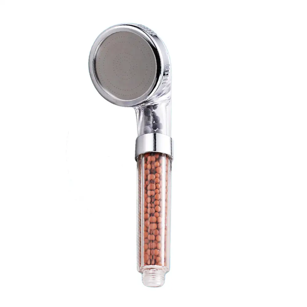 

Negative Ion SPA Filtered Adjustable Shower Head Bathroom Water Therapy Shower Anion Water Saving Rainfall Shower Filter Head