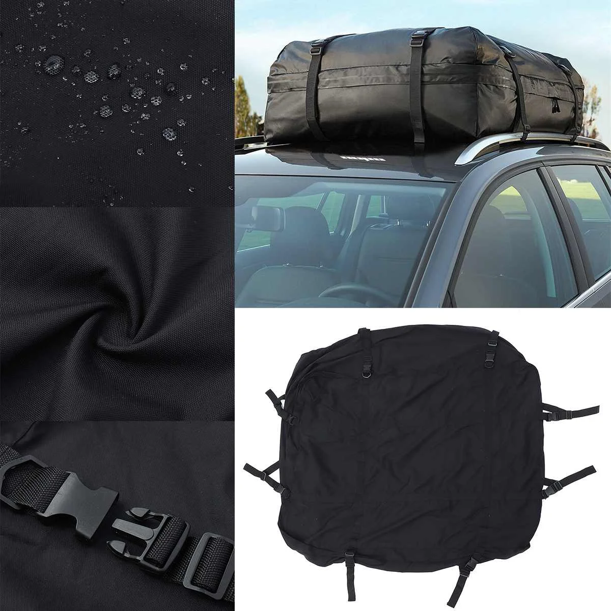 

112x86x43 cm Waterproof Cargo Luggage Travel Bag Car Roof Top Rack Carrier Bag Rack Cargo Carrier Luggage Ravel Touring SUV Van