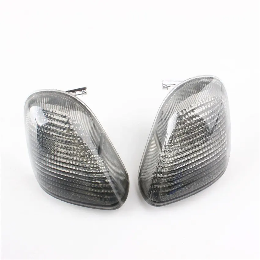 

For Kawasaki Ninja ZX11 ZZR1200 ZZR-1100D Smoke Rear Turn Signal Indicator Blinker Lens Cover