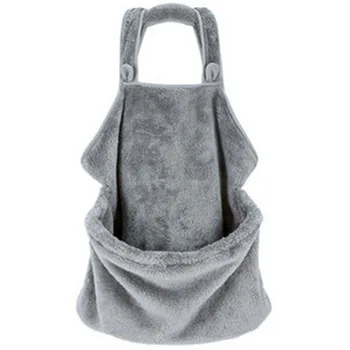 

Cat-Carrying Backpack Coral Velvet Rabbit Hug Cat Hair Apron Anti-Stick Hair Hug Dog Clothes Hold For Puppy Cat Pocket Bag