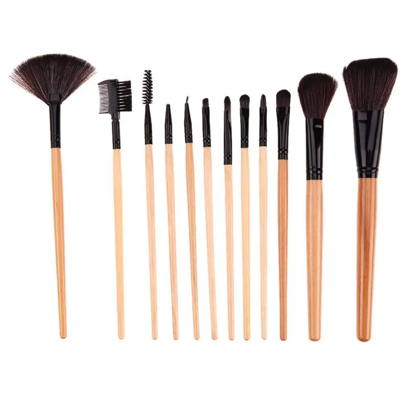 

12pcs Makeup Brushes Set Professional Cosmetic Foundation Powder Blush Eyeliner Brush Pincel Maquiagem with Make up Brushes Bag