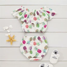 2 предмета; цветочный купальный костюм для маленьких девочек; купальный костюм; комплект купальных костюмов