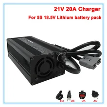 600 Вт 110 В/220 В 50-60 Гц 21 в 20A зарядное устройство 21 в li-ion зарядное устройство для 5S 18,5 в 18 в литиевый аккумулятор