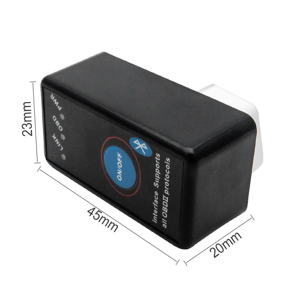 XTRONS Мини ELM327 OBD2 сканер кода Bluetooth автомобильный диагностический переключатель ПК Android