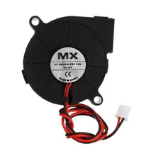 12 В 5015 50*50*15 мм турбо центробежный охлаждающий вентилятор комплект для 3D-принтера