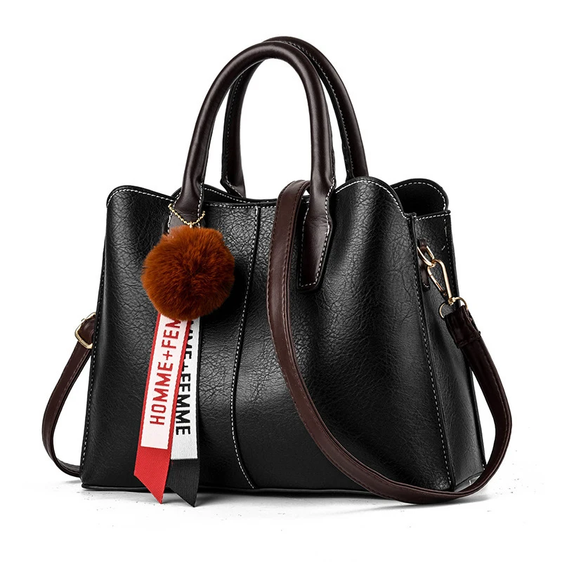 2019 New Luxury Leather Bags Women Designer Handbags Fashion Brand Desiney Fur Crossbody Shoulder Ladies Bag Female sac a main