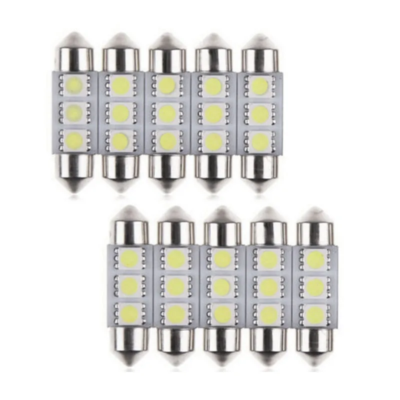 20Pcs Festoon 36Mm 5050 3Smd Led font b Car b font font b Interior b font