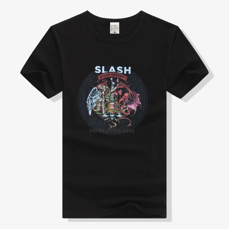Guns N Roses Slash T Shirt Rock Band Tee Men T-Shirt Guns and Roses GNR Tshirt Rock Theme Clothing T Shirt Novelty