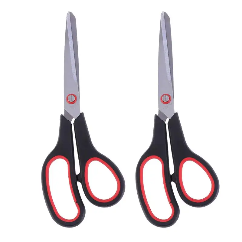 

2pcs Premium Tailor Scissors Multi-Purpose Stainless Steel Scissors For Cloth Fabric Leather SewingRandom Color