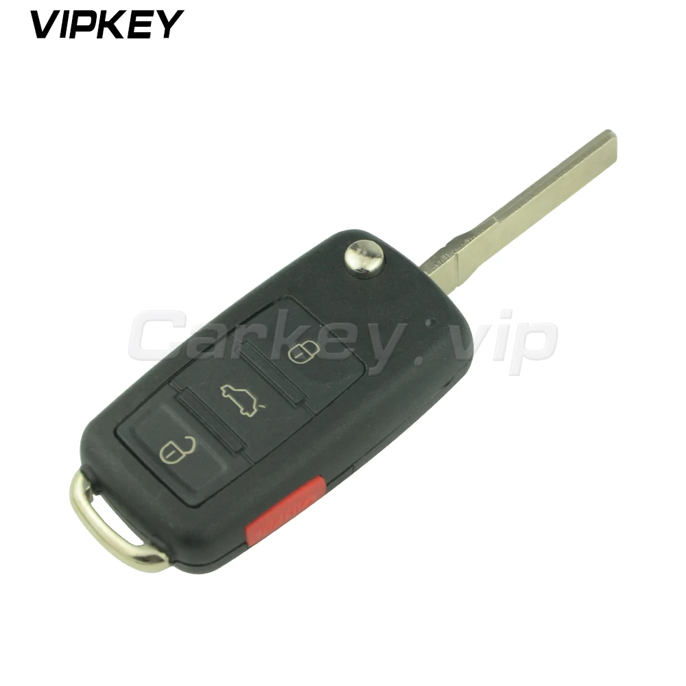 Remotekey для Vw Touareg 2006 2007 2008 Автомобильный Дистанционный ключ 300 959 753aa Hu66 3 кнопки с паникой 315 МГц 300959753aa флип Автомобильный ключ