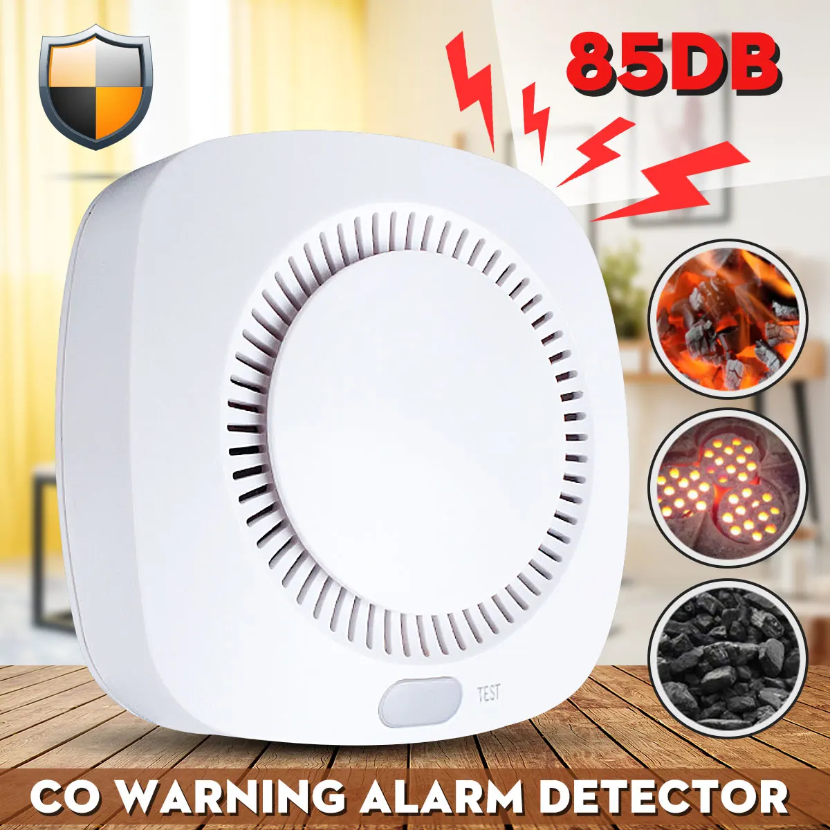 

Home Security Carbon Monoxide Sensor Alarm Wireless Portable CO Gas Sensor Detector Warning High Sensitive Smart House