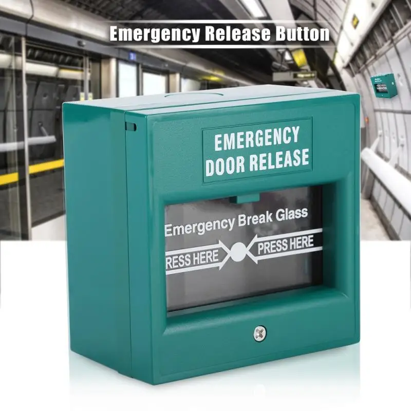 

Emergency Exit Door Release Fire Alarm Button Home Security Door Break Switch