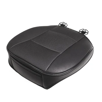 

PU Leather Deluxe Car Cover Seat Protector Cushion Black Front Cover Universal