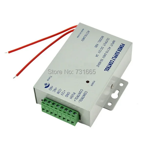 

DC 12V/3A New Door Access Control system Switch Power Supply AC 110~240V Delay time max 15 second