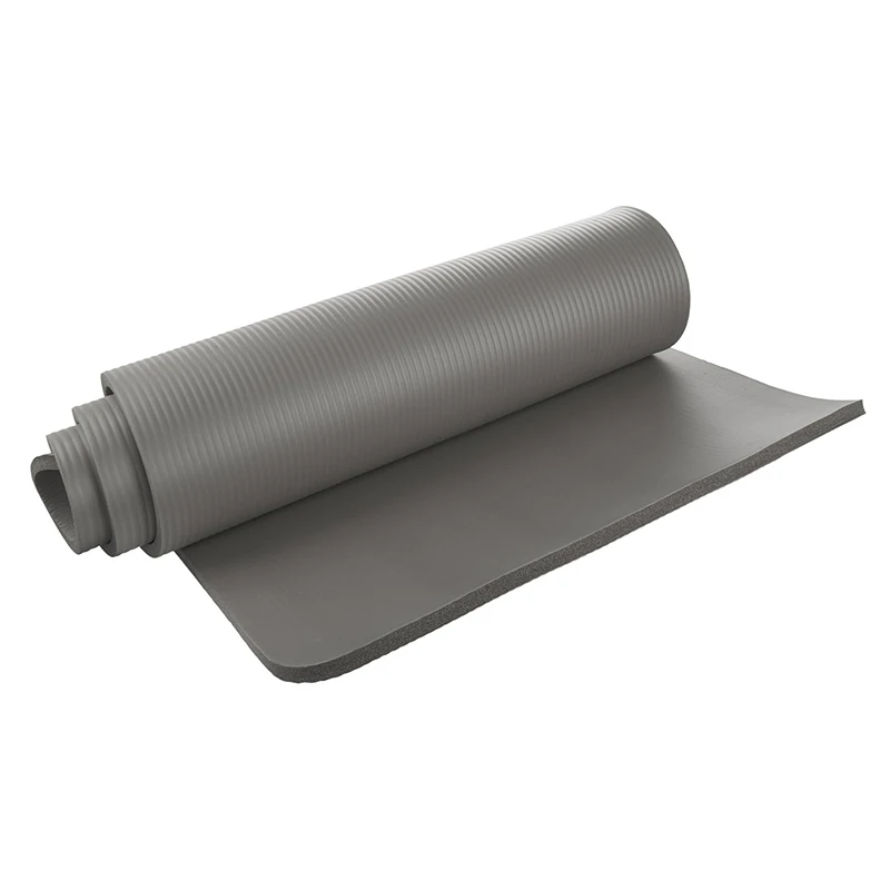 

Yoga Mat 15mm Thick Exercise Fitness Physio Pilates Gym Mat Non Slip Crash Mat, Black