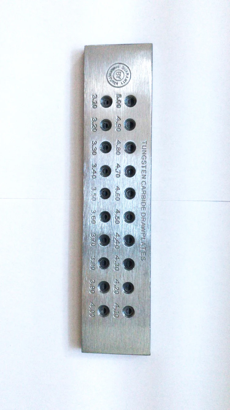 3,1-5,0 мм полукруглый рисунок пластины карбид вольфрама провода фильера для изготовления ювелирных изделий