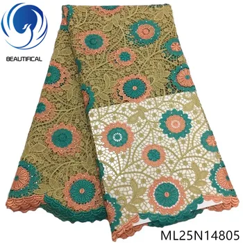 

BEAUTIFICAL lace guipure african cord lace for garment 2019 nigerian embroidery guipure cord lace ML25N148