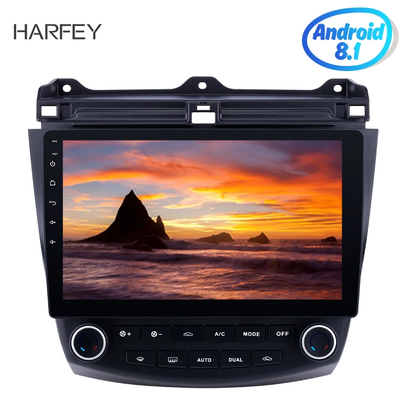 

Harfey 10.1"Android 8.1 HD Touch Screen Car Radio ForHonda Accord 7 2003-2007 GPS Navi Bluetooth Head unit car multimedia player