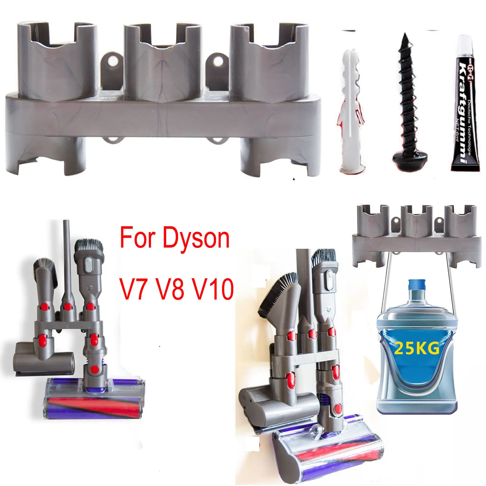 

Storage Bracket for Dyson V7 V8 V10 Vacuum Cleaner Parts Absolute Brush Stand Tool Nozzle Base Holder Docks Station Accessories