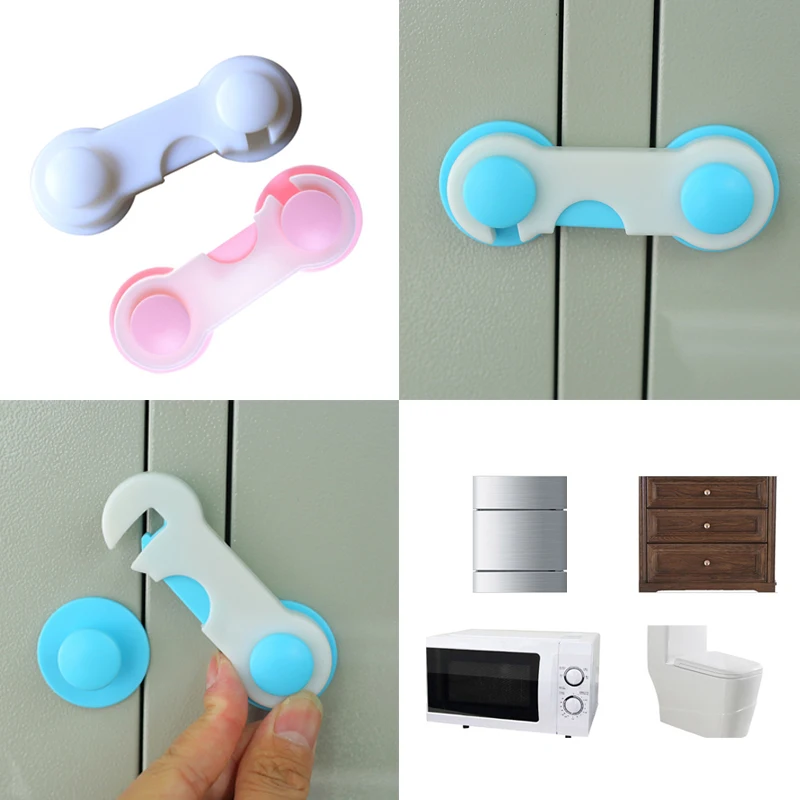 

Safe Lock Drawer Multifunction 3Colors Cabinet 1PC Baby Drawer Lock Security Protection Children Anti-pinch Hand
