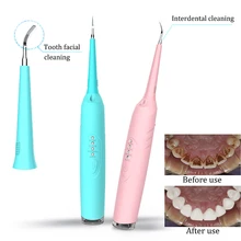 New Oral Teeth Whitening Clean Home Use Teeth Stains Scaling Tool Teeth Stain Remover Tartar Dental Scaler Cleansing Machine 1 set kusks kavo sybron dental teeth scaling set for teeth scaling hygiene products for sale