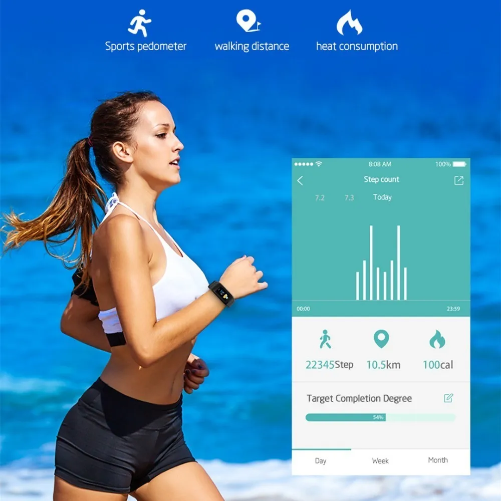 COXRY Fitness Smart Sport Watch Women Android IOS Unisex Men Watch Pedometer Smart Bracelet Blood Pressure Measurement Pedometer COXRY Fitness Smart Sport Watch Women Android IOS Unisex Men Watch Pedometer Smart Bracelet Blood Pressure Measurement Pedometer