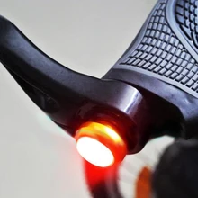 1 пара, велосипедный светильник, указатель поворота, светодиодный индикатор на руль, Предупреждение льная лампа, сигнальная лампа для велосипеда, сигнальный светильник, Аксессуары для велосипеда