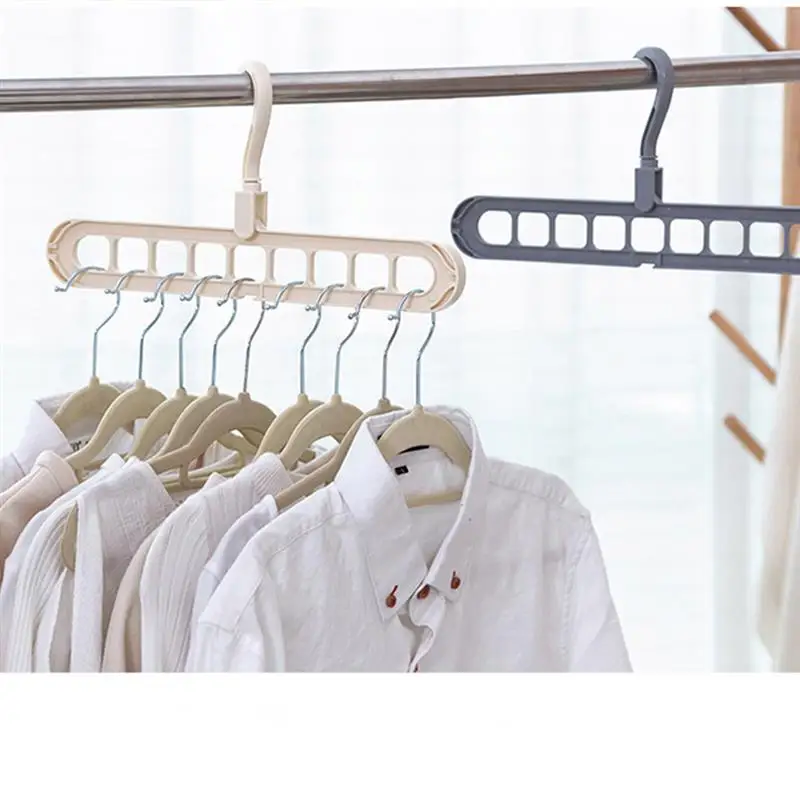 

Multi Port Support Circle Clothes Hanger Clothes Drying Rack Multifunction Plastic Scarf Clothes Hangers Hangers Storage Racks