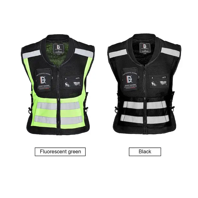 1PC Car Reflective Clothing For Safety Vest Protective Device Safety Facilities Traffic Motorcycle Reflective Jacket L/XL