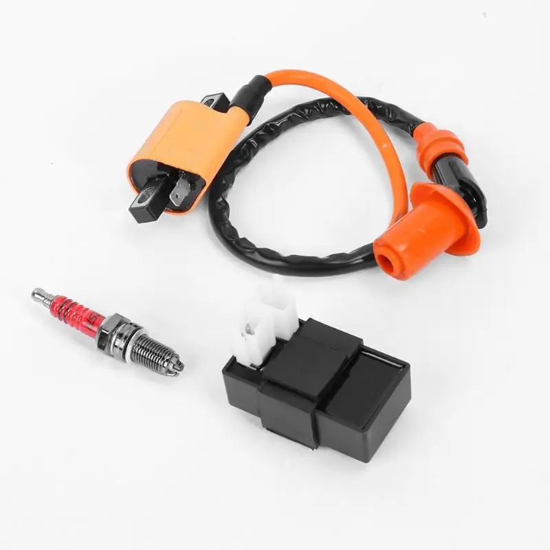 Performance Ignition Coil+6Pin AC CDI+D8TC Spark Plug for CG 125 150 CC ATV Performance Ignition Coil+6Pin AC CDI+D8TC Spark Plug for CG 125 150 CC ATV