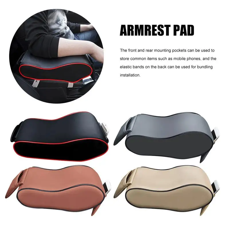 

Car Accessories A.B Crew Breathable Soft Memory Foam Car Armrest Center Consoles Cushion Elbow Support Men Women Armrest Pad