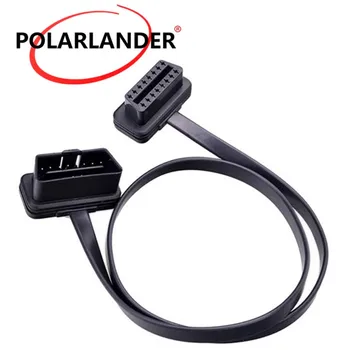 

16 Pin Flat Thin Car Diagnostic Tool Car Diagnostic Adapter Connector elm327 Cable with Switch 60cm