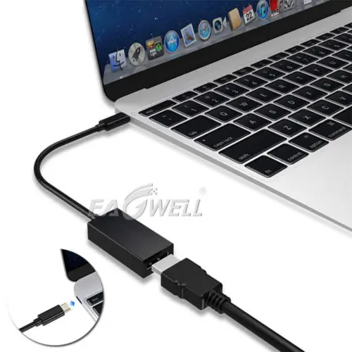 Кабель адаптер noenname_1700 2019 USB C Type к HDMI для планшетного телефона Thunderbolt 3