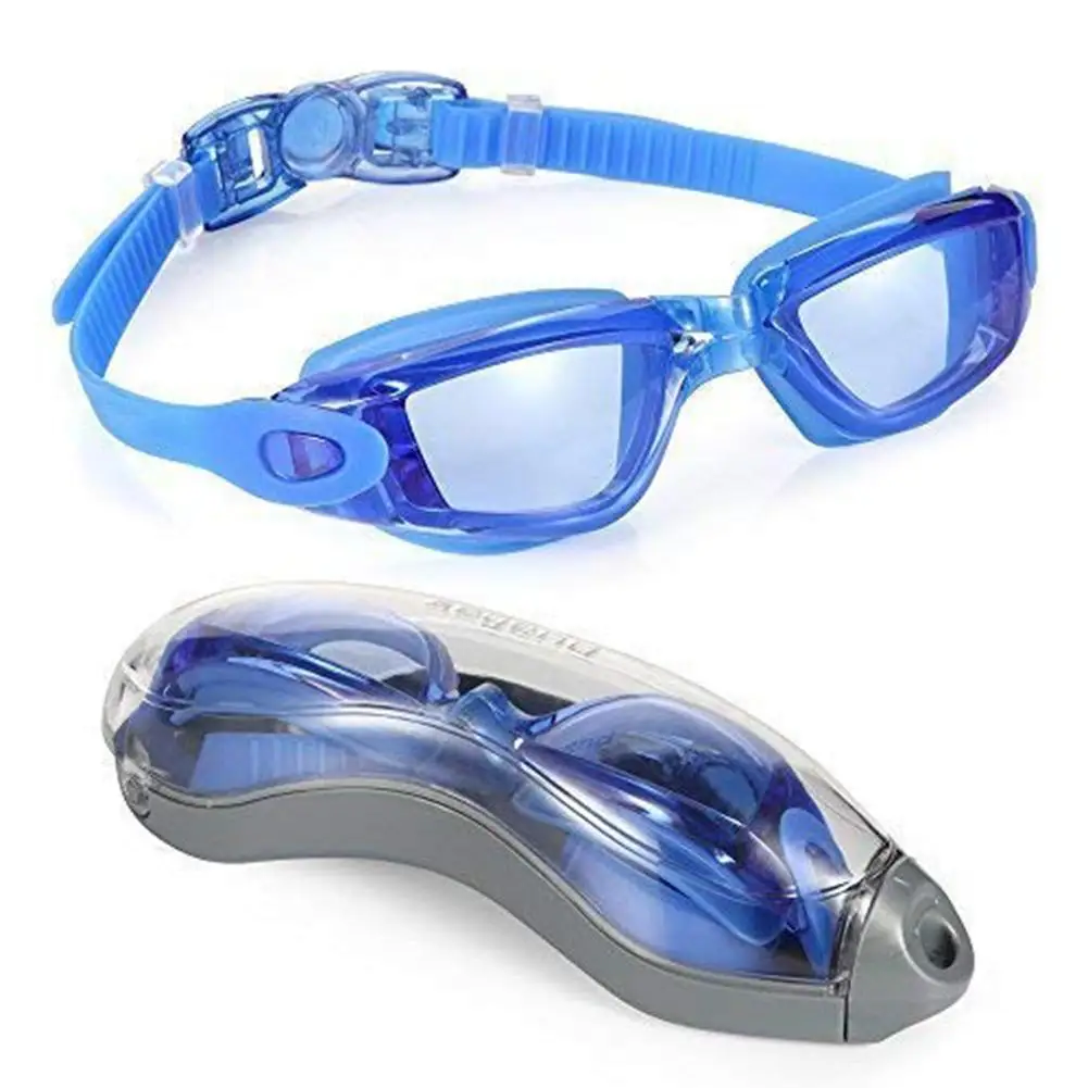 

Unisex Outdoor Swimming Glasses eyewear with packing box HD Waterproof Anti-fog Anti-uv Swim Goggles water sports
