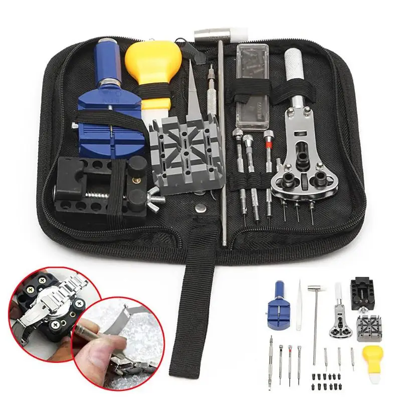 

20pcs Professional Watch Repair Tool Clock Watch Spring Bar Pins Remover Screwdriver Kit horloge gereedschapset hand-tools