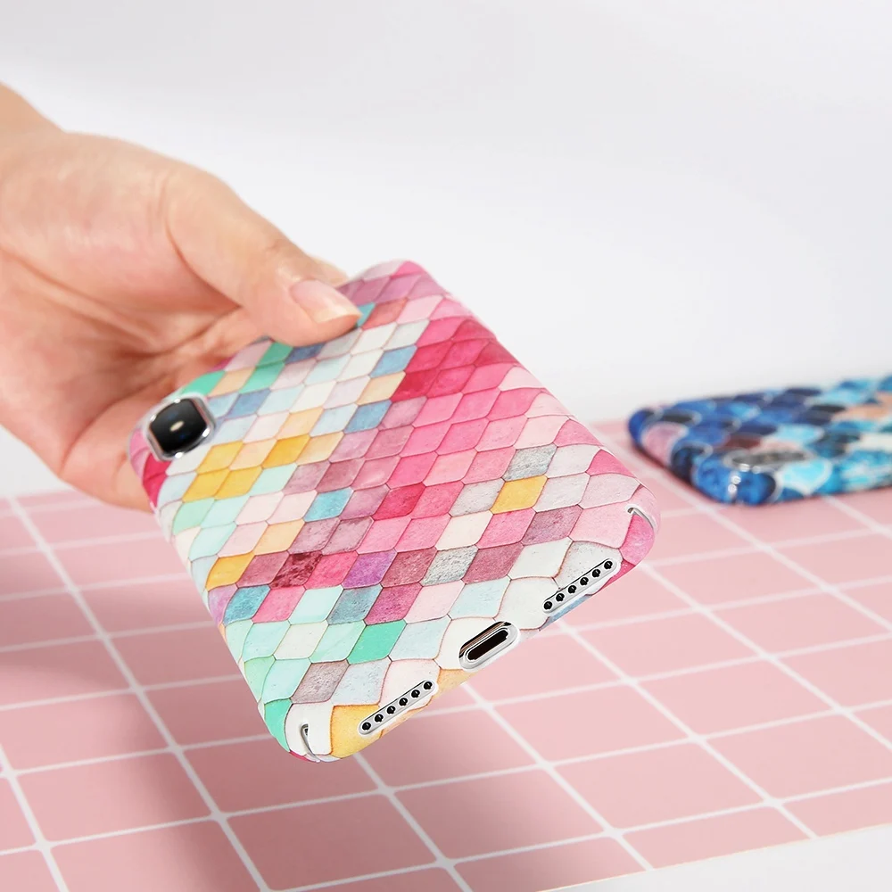 KISSCASE 3D рельефный цветной чехол для iPhone 7 8 X XR XS Max чехлы с рисунком сзади 6S 6 Plus 5 S SE