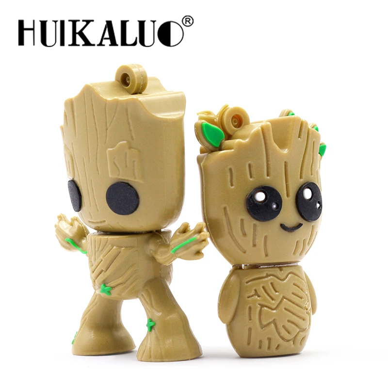 

Cartoon Groot Usb Flash Drives Guardians of The Galaxy Fashion Pen Drive 8GB 16GB Memory Stick Pendrive 32gb 64GB free delivery